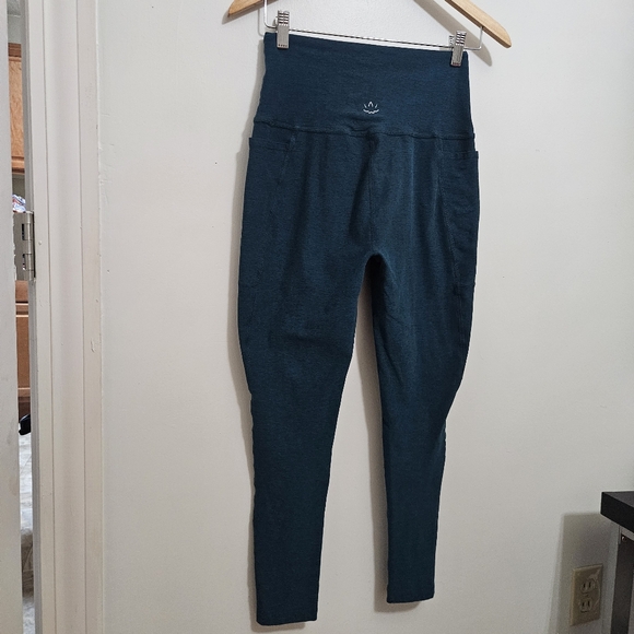 BEYOND YOGA Spacedye Out of Pocket High Waisted midi in majestic blue heather L - Picture 4 of 11